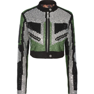 PHILIPP PLEIN Leather Biker