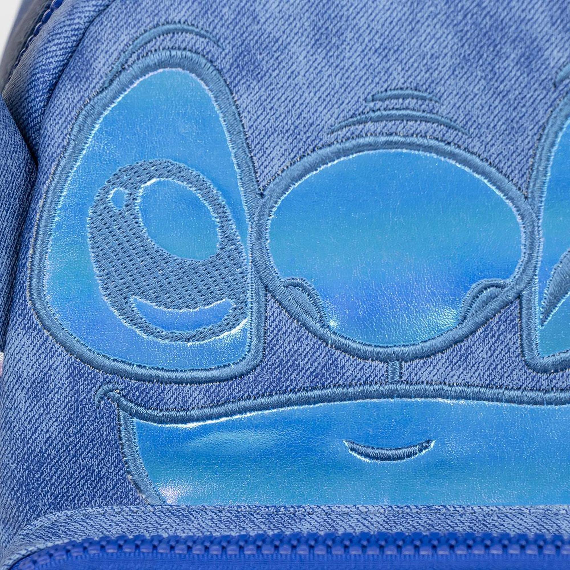 Mochila casual de stitch - color azul - 22.5x22.5x7.cm - fabricada en pu - estampado de stitch