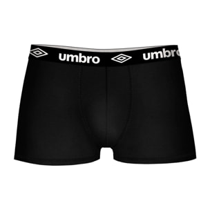 Pack 10 calzoncillos UMBRO en color negro para hombre