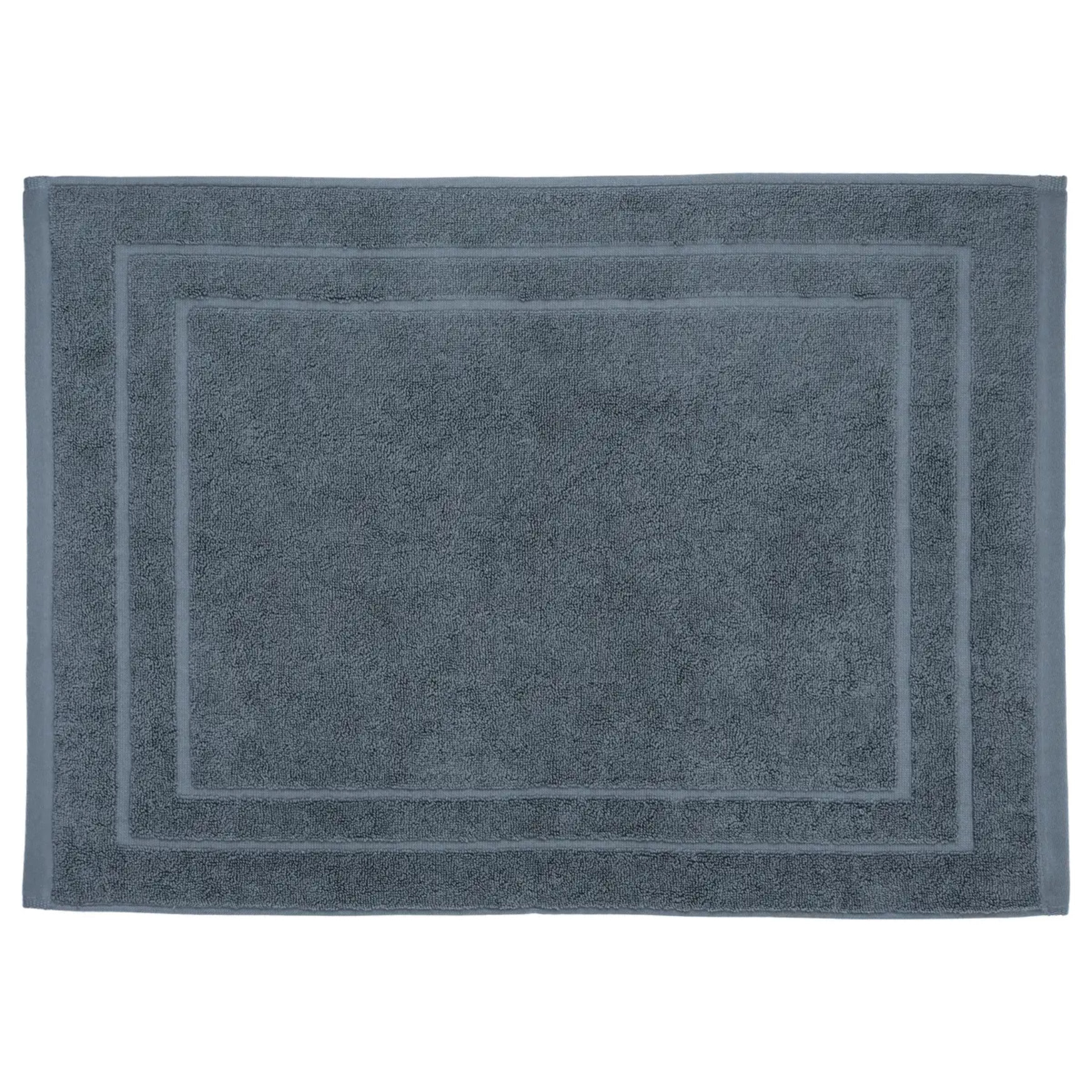 Tapis de bain - coton - gris foncé - 50x70 cm