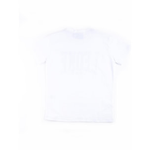 T-shirt da bambino a maniche corte logo grande Basic