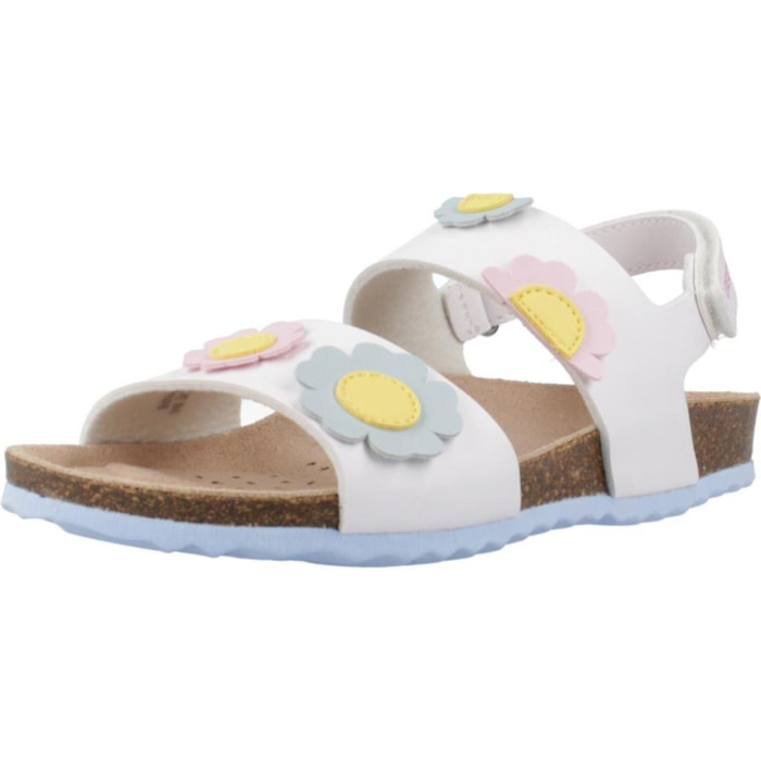 Sandalias Niña de la marca GEOX  modelo J ADRIEL GIRL BLANCO