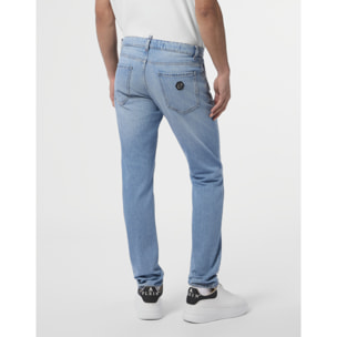 PHILIPP PLEIN Basic Straight Cut Jeans