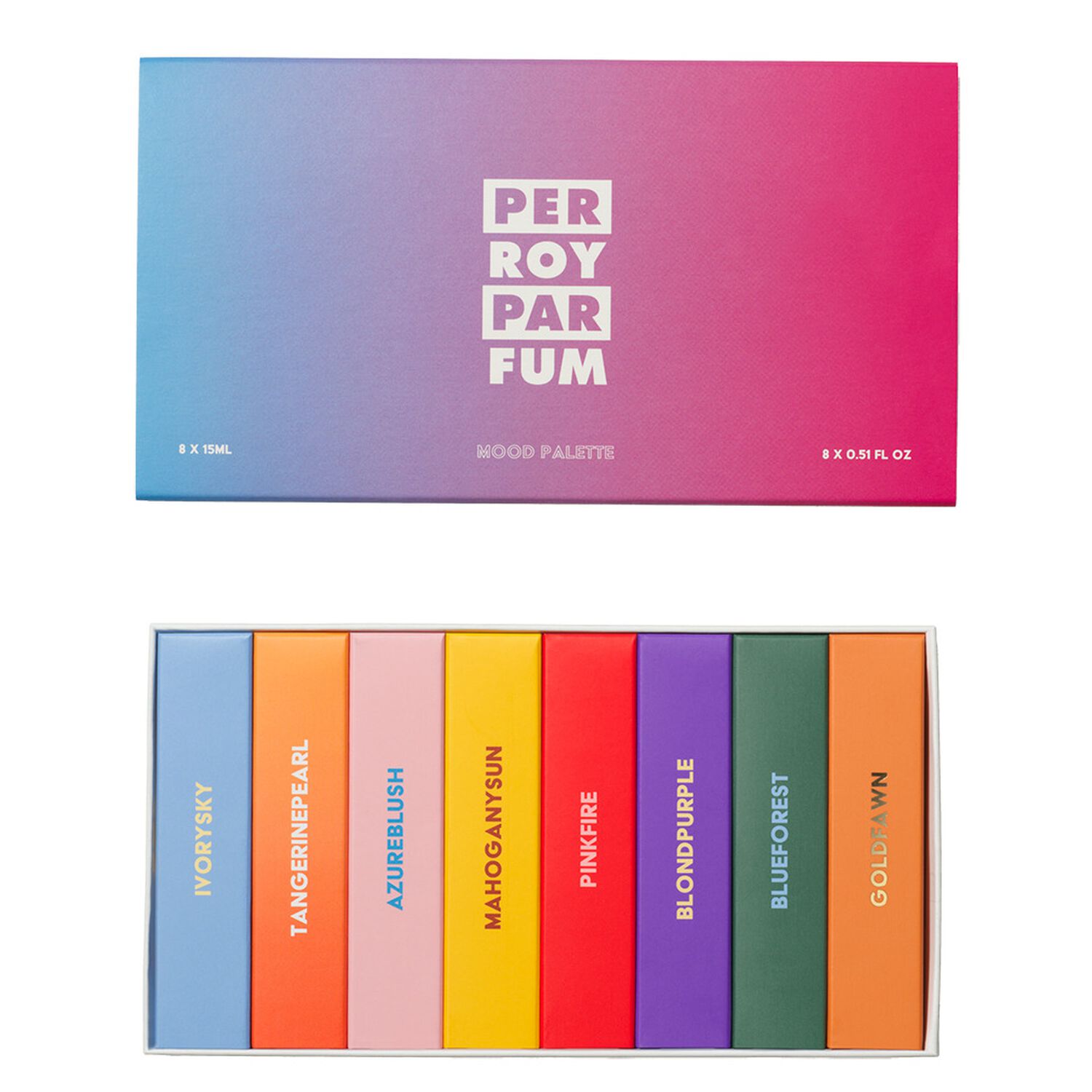 Mood Palette - Coffret Eau de Parfum 8 x 15 ml