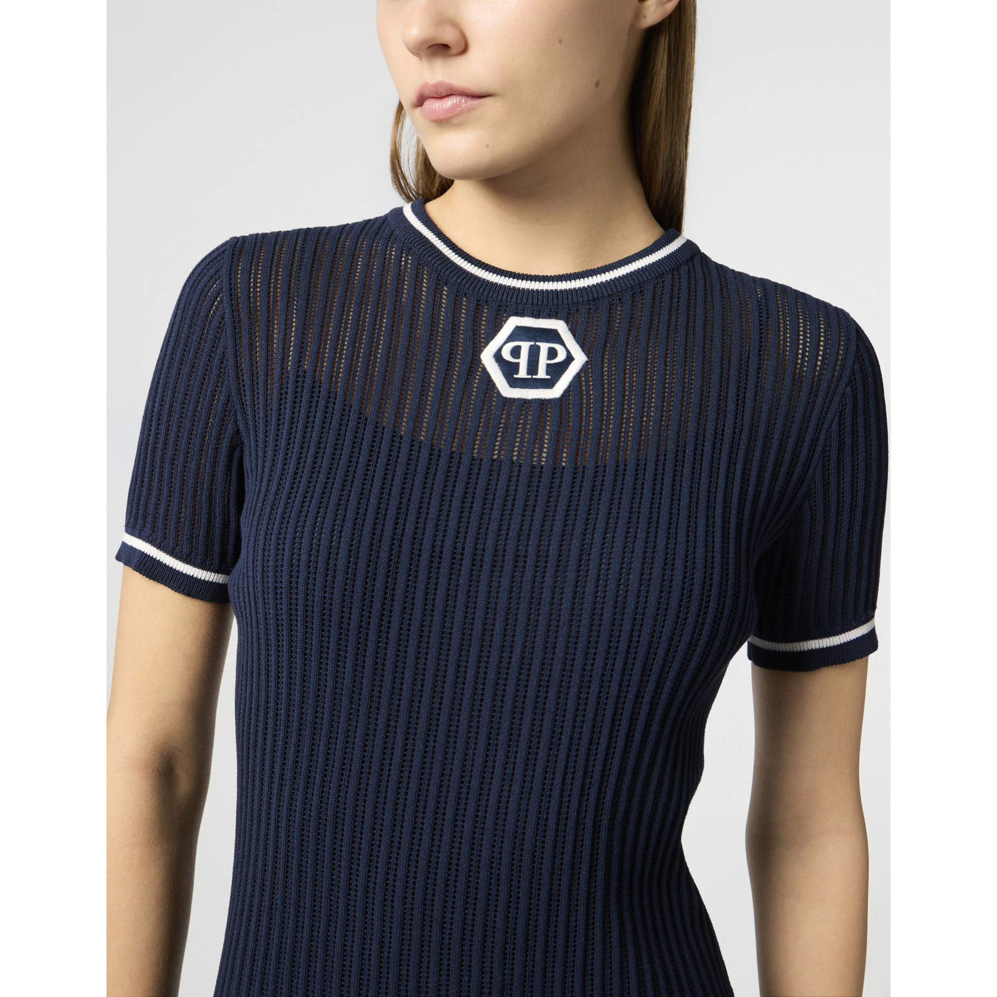 PHILIPP PLEIN T-Shirt Dress Hexagon