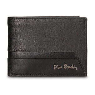 Portafoglio uomo vera pelle - Modello Ebeno - Casual - 12.5 x 9.0 x 2.0 cm