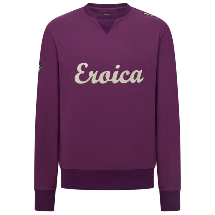 Valle - Felpa Girocollo - Bordeaux - Unisex