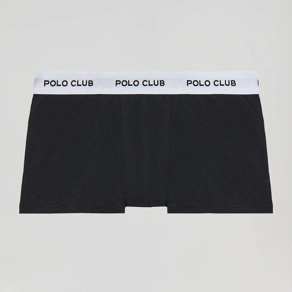 Pack de tres boxers negro,gris y blanco con logotipo Polo Club