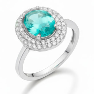 Anillo Ridba acabado plata