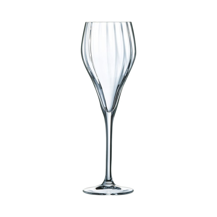 6 flûtes à champagne 16 cl Symétrie - Chef&Sommelier