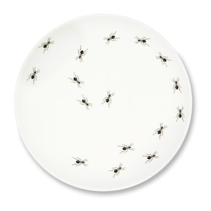 Service de table 3 pièces Excelsa – Faune & Flore, Céramique Blanche