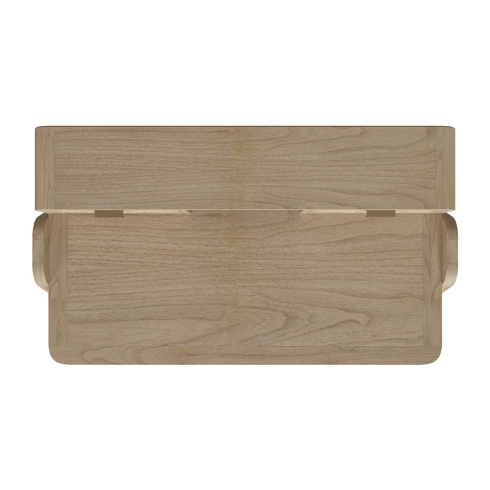 Bureau en bois de mindi et cannage - Khao