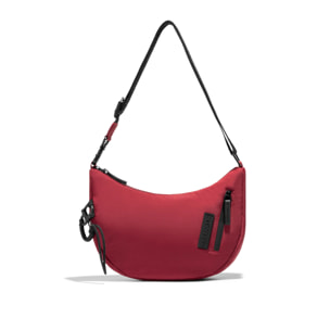 Bolso Cruzado Round Nylon Rojo