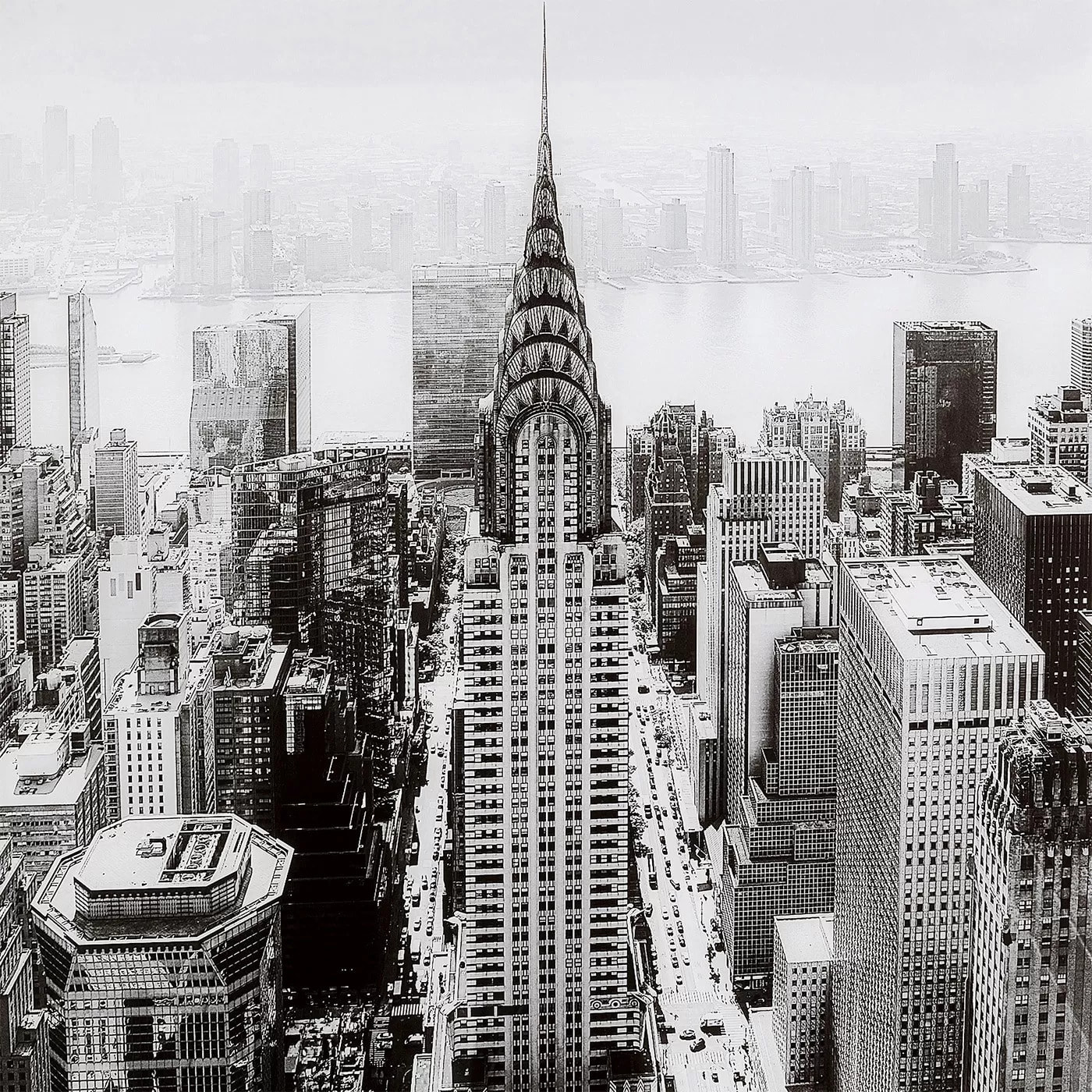 Tableau en verre Manhattan 80x120cm Kare Design