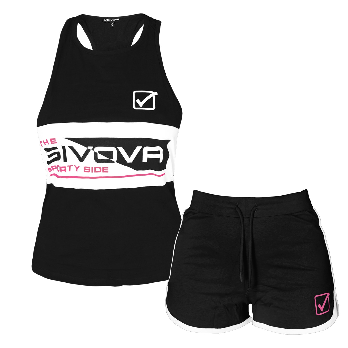 Completo Sportivo Donna GIVOVA Corto Cotone