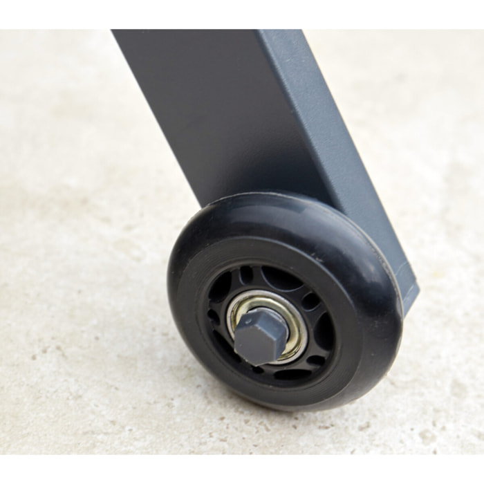 Transat de jardin en acier - gris anthracite - GOZO