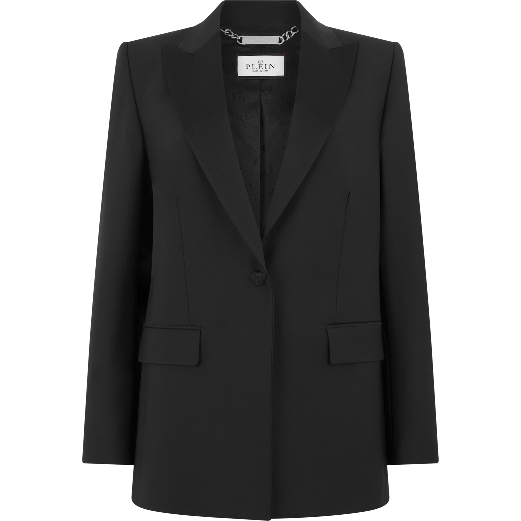 PHILIPP PLEIN Boyfriend's Fit Blazer Baroque Skull