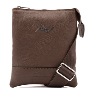 Borsa a tracolla da donna - Modello Elora Lux - Vera pelle - 18.0 x 21.0 x 2.0 cm