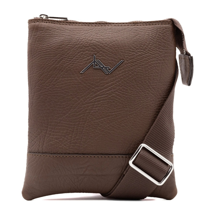 Borsa a tracolla da donna - Modello Elora Lux - Vera pelle - 18.0 x 21.0 x 2.0 cm