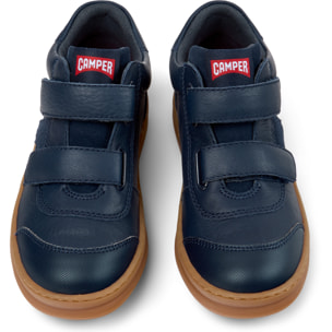 Sneaker-Bootie - CAMPER Runner Four - Azul - Cuero liso