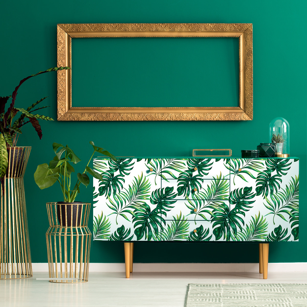 Sticker meuble tropical Manihi 60 x 90 cm