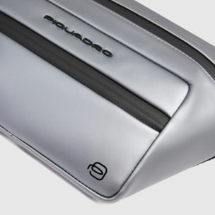 Piquadro Marsupio in tessuto gommato resistente all'acqua con tasca per AirPods® e protezione RFID