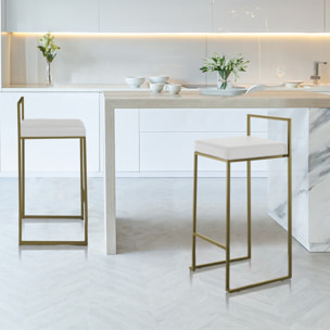 Tomasucci Tabouret DODO GOLD HOME Doré