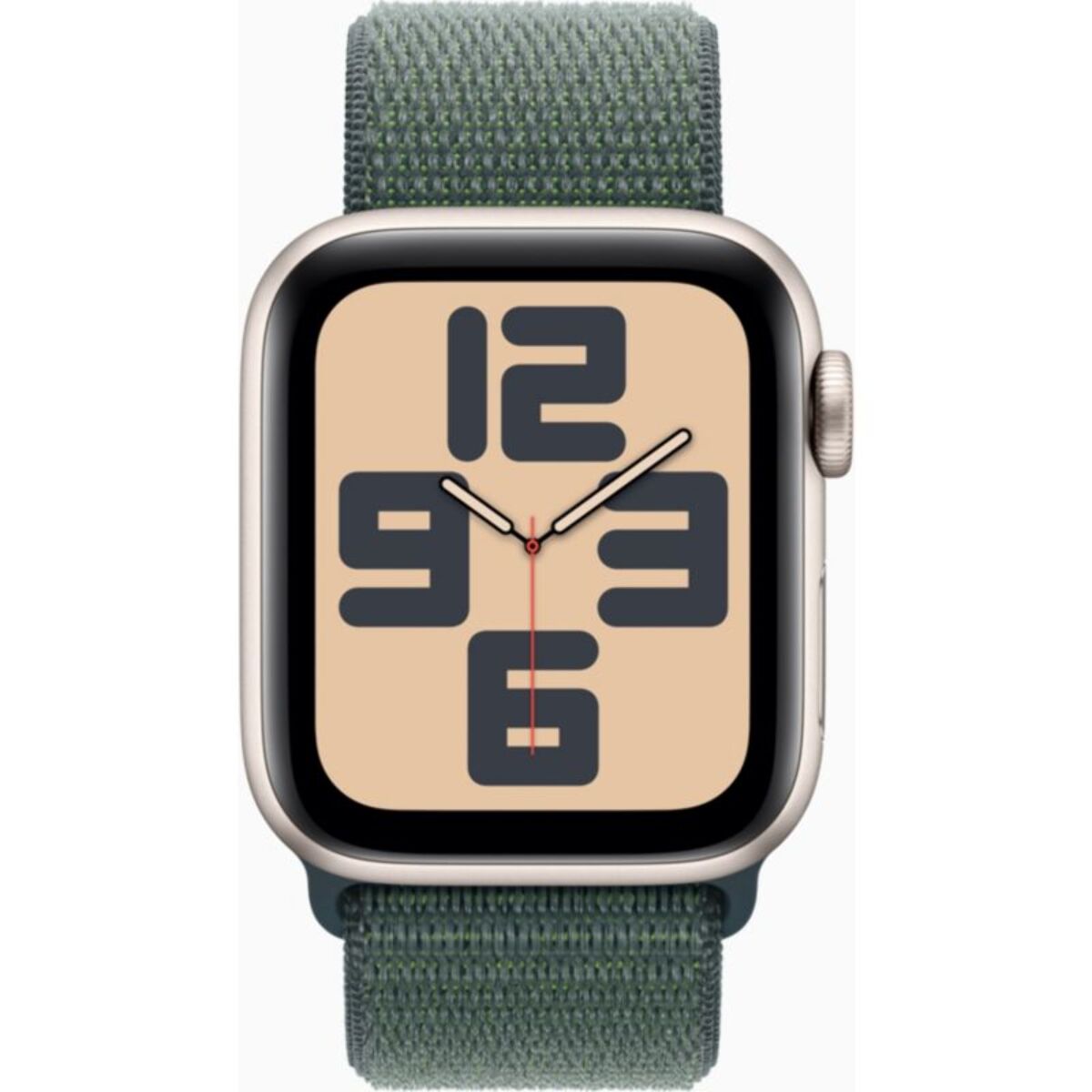 Montre connectée APPLE WATCH SE 40mm Lumière Stellaire/Vert Loop Cell