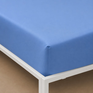 BASSETTI Lenzuolo con Angoli 100% Cotone_ Piazza e mezza_Nuvola