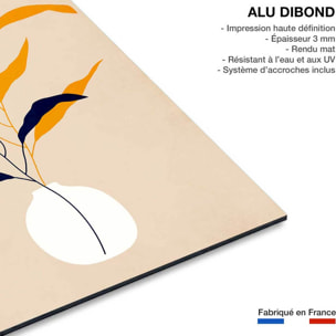 Tableau fleurs plante et purete Tableau alu Dibond