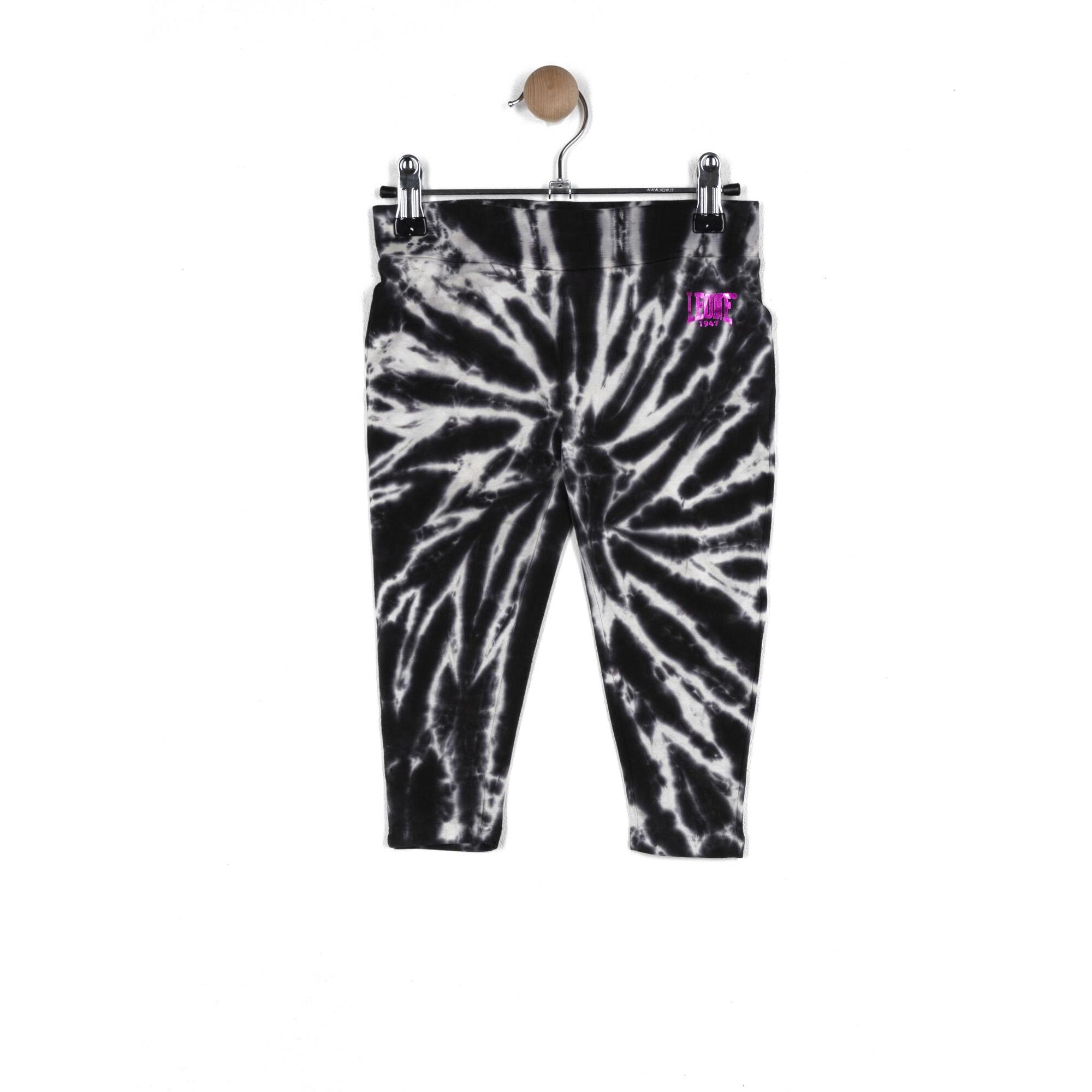 Leggings capri Power Up con efecto tie-dye para niña