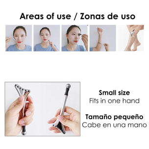 Massaggiatore facciale e corporeo in pietra Terahertz giapponese, rilassamento cervicale. Strumento per il sollievo dal dolore cura della salute.