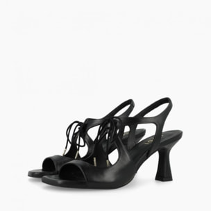 SANDALIAS NEGRAS LELIA
