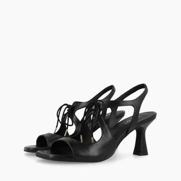 SANDALIAS NEGRAS LELIA