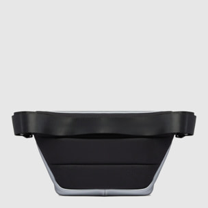 Piquadro Marsupio in tessuto gommato resistente all'acqua con tasca per AirPods® e protezione RFID