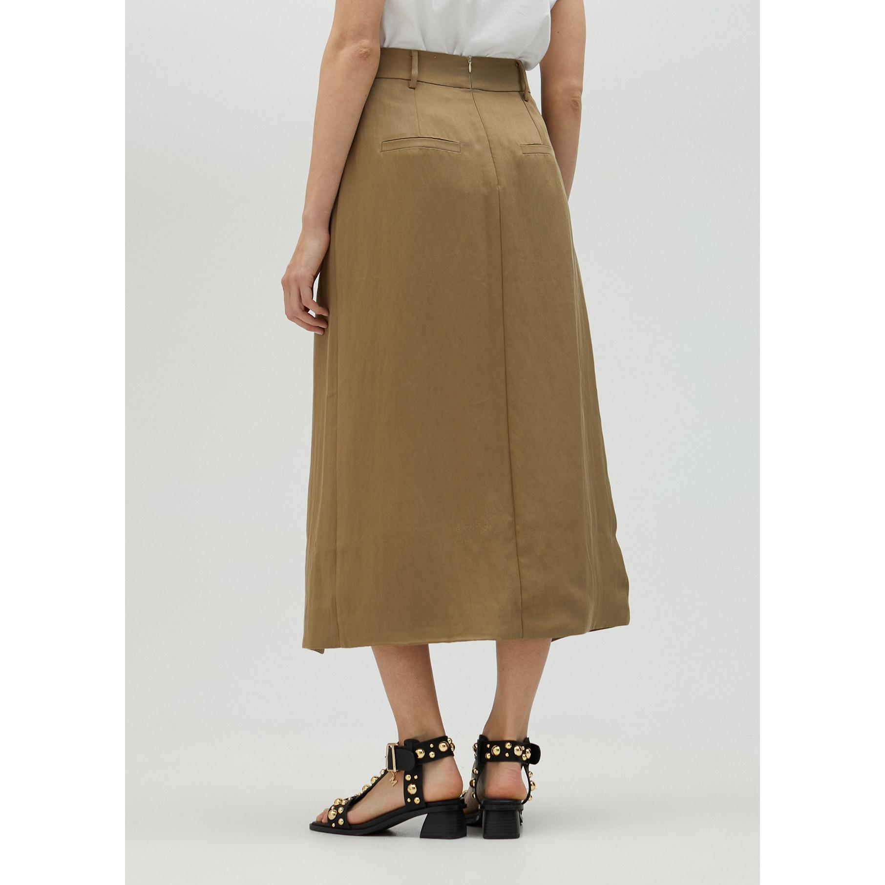 Gonna con incrocio sul davanti