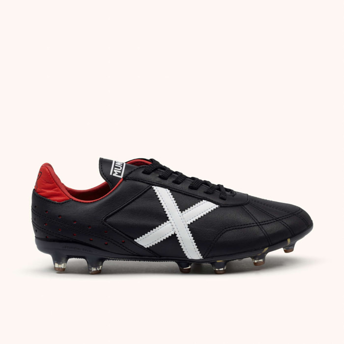 MUNICH ESTADIO FG-13 01 Zapatillas fútbol sala negras y rojas