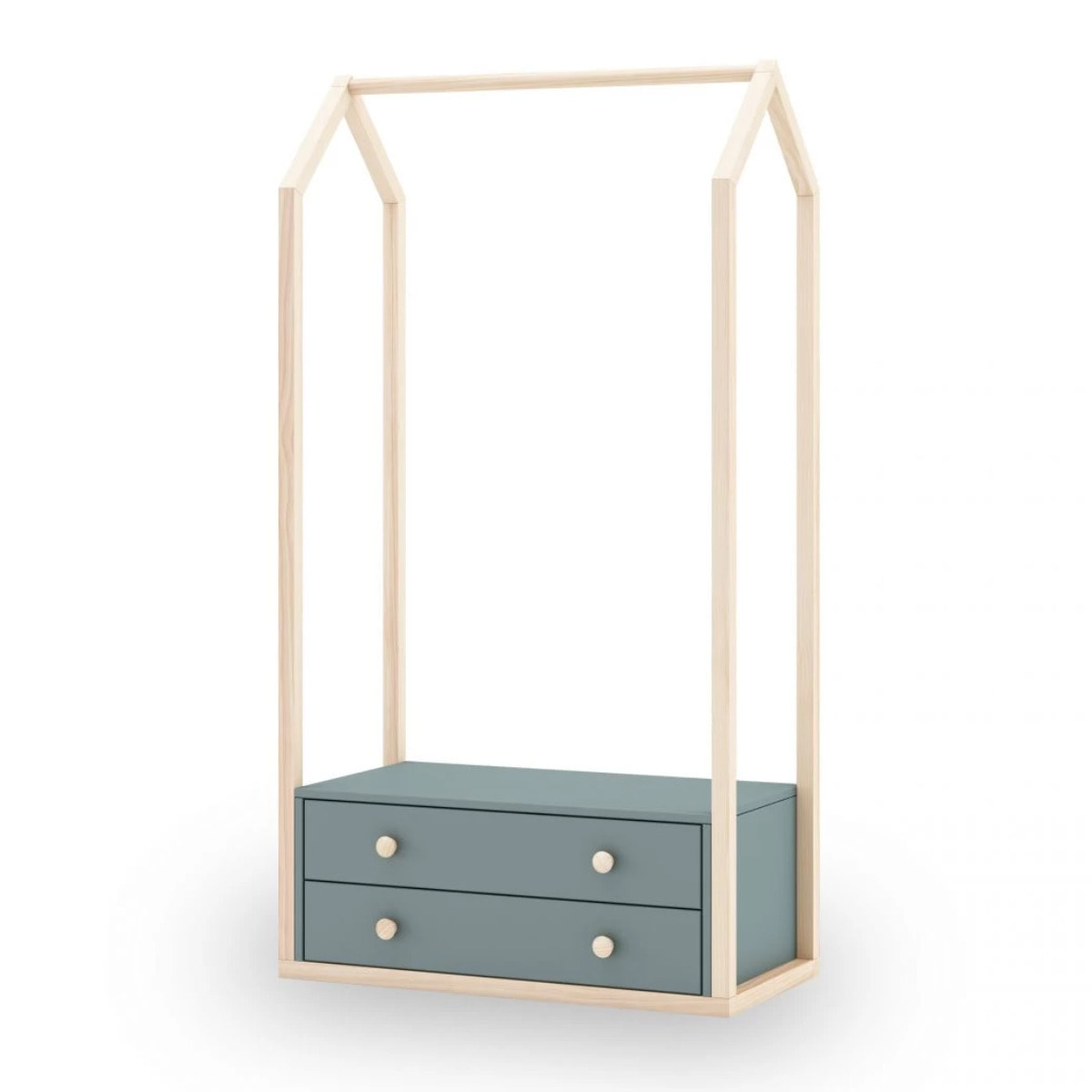 Perchero juvenil Misty Breeze Verde Salvia - Oak Soft