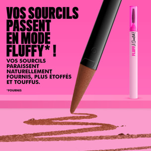 NYX Professional Makeup Fluff & Snatch Crayon Sourcil Précision Effet Poudré AUBURN