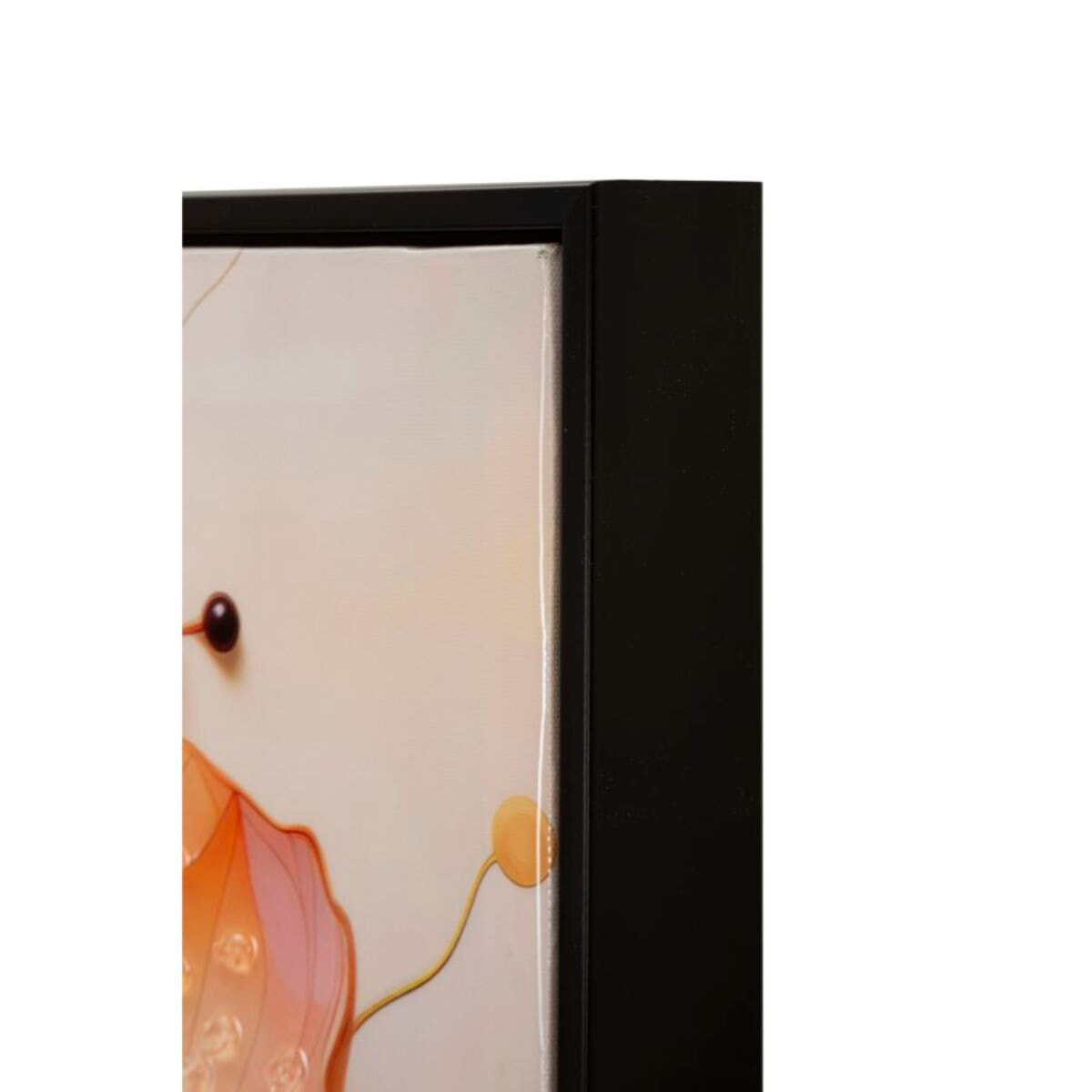 DIPINTO SU TELA LACCATO NARCY -A- C/CORNICE CM 82X4X82