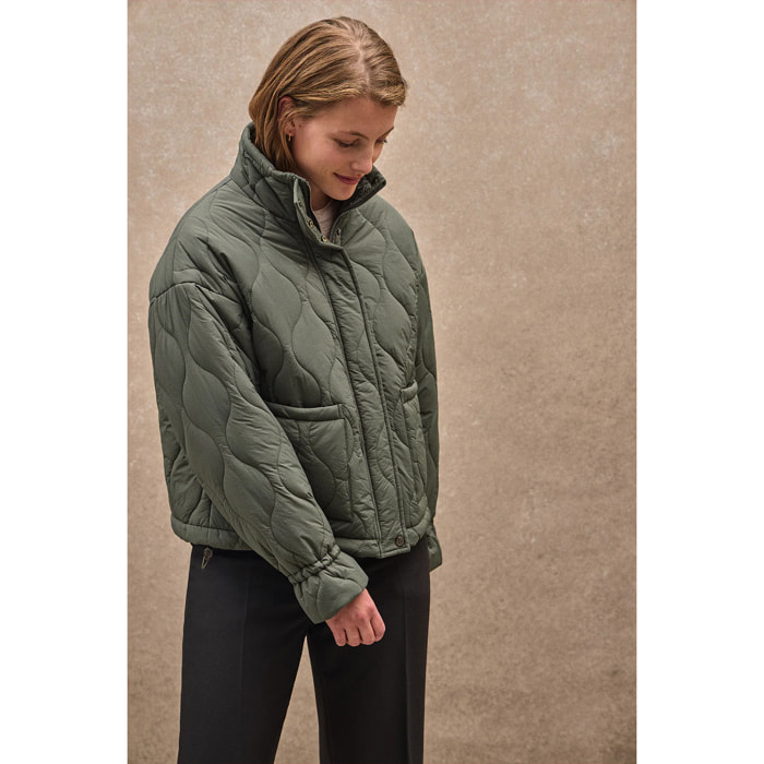 Chaqueta Gadea verde bosque con logo Polo Club