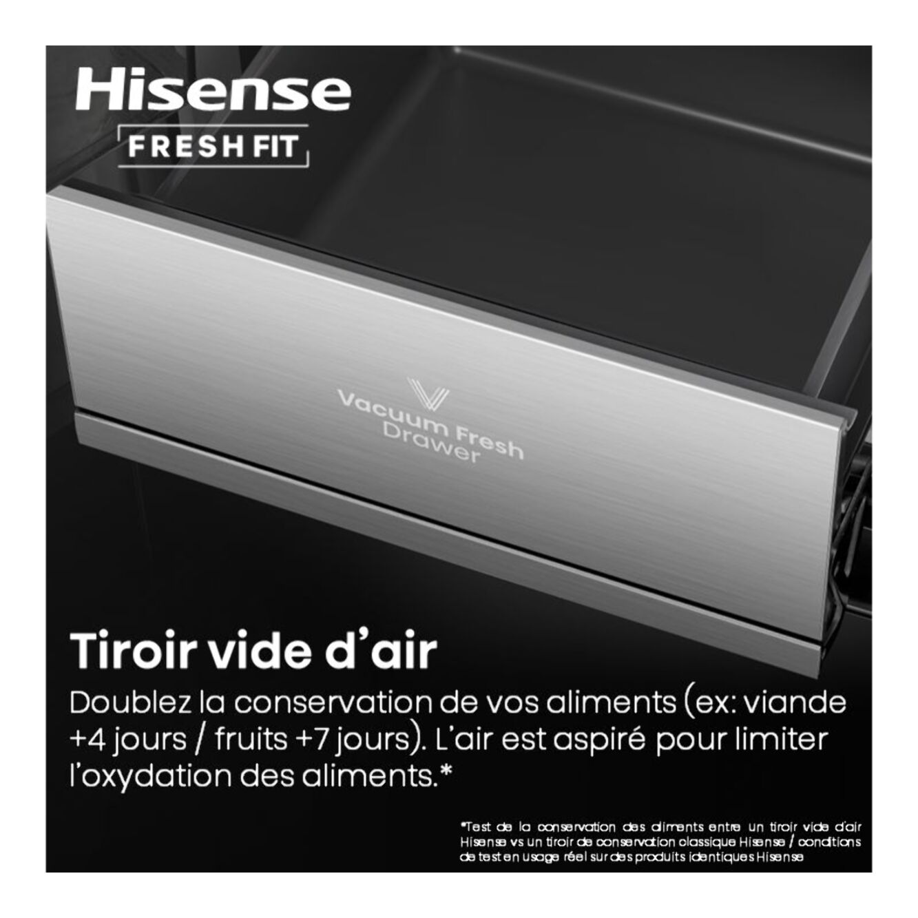 Réfrigérateur multi portes HISENSE RQ768N4GBE freshfit