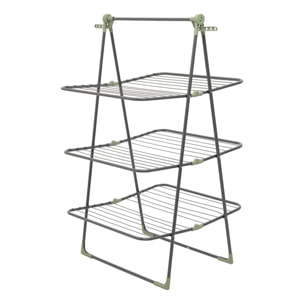 Étendoir à linge Mojave Rectangulaire Gris H128 cm