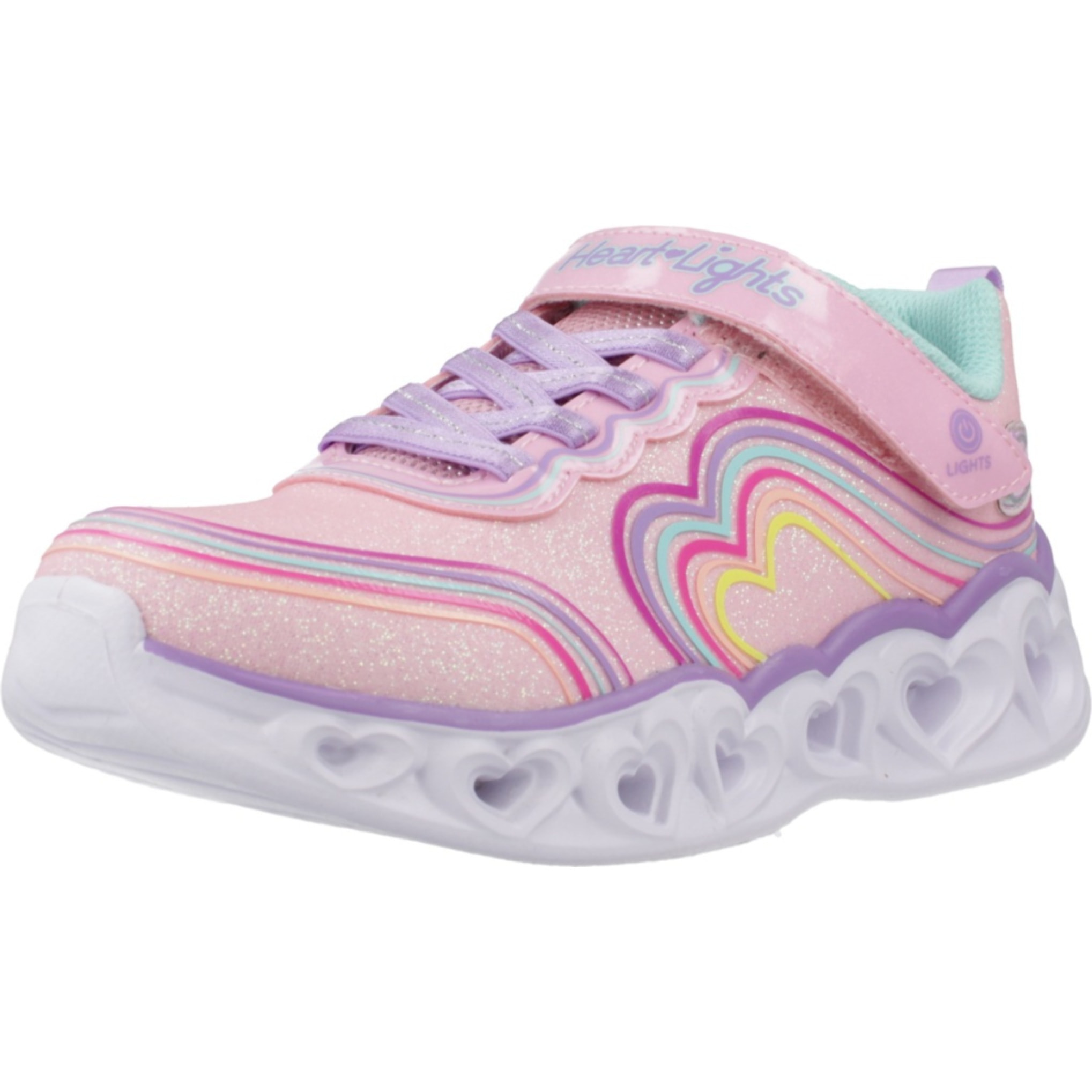 Zapatillas Niña de la marca SKECHERS  modelo HEART LIGHTS - RETRO Pink