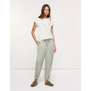 Camiseta Manga Corta Beige - Kalosa