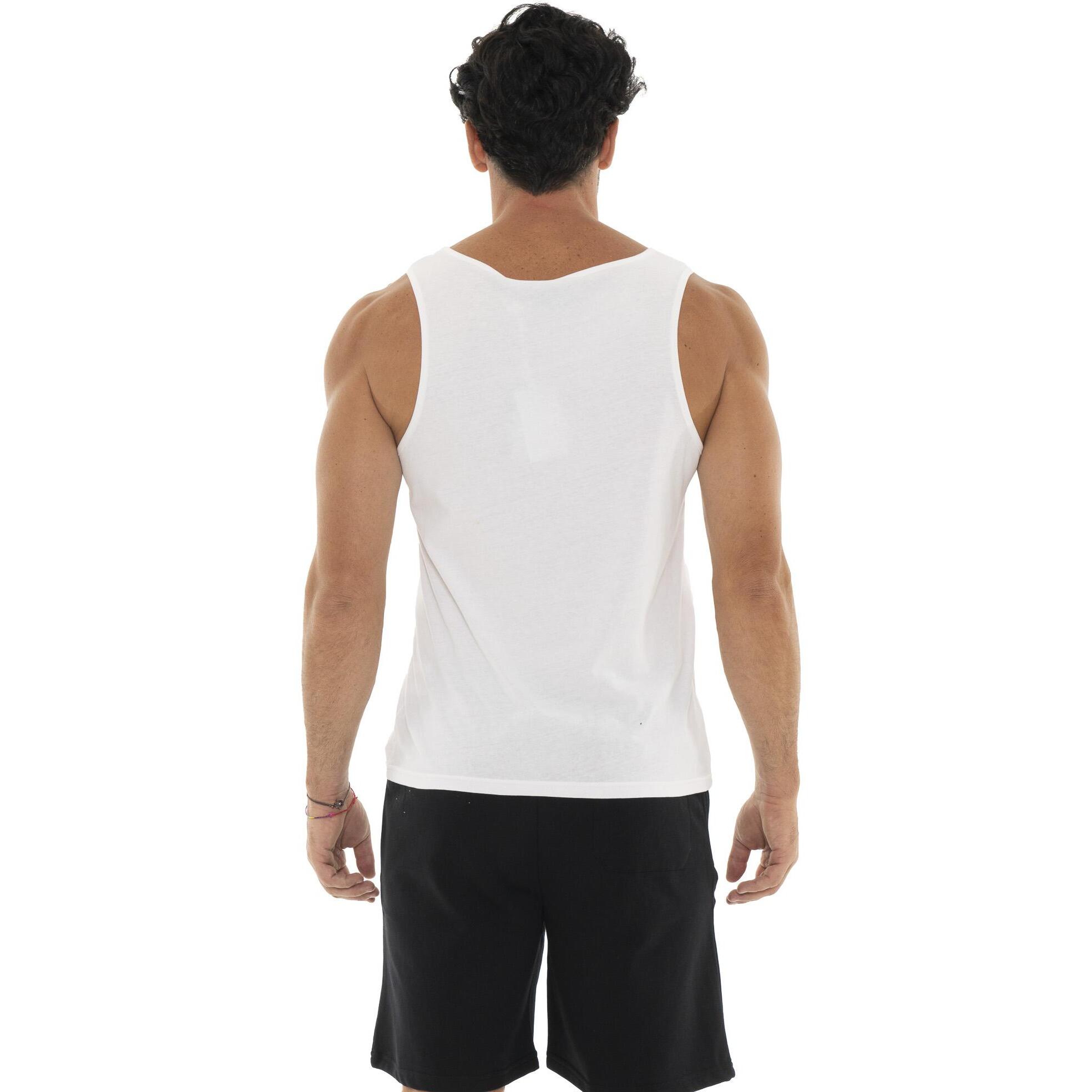 Camiseta de tirantes de algodón elástico para hombre Leone Boxing Legend