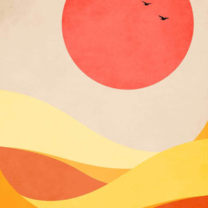 Tableau scandinave Vague harmonieuse Tableau plexiglas