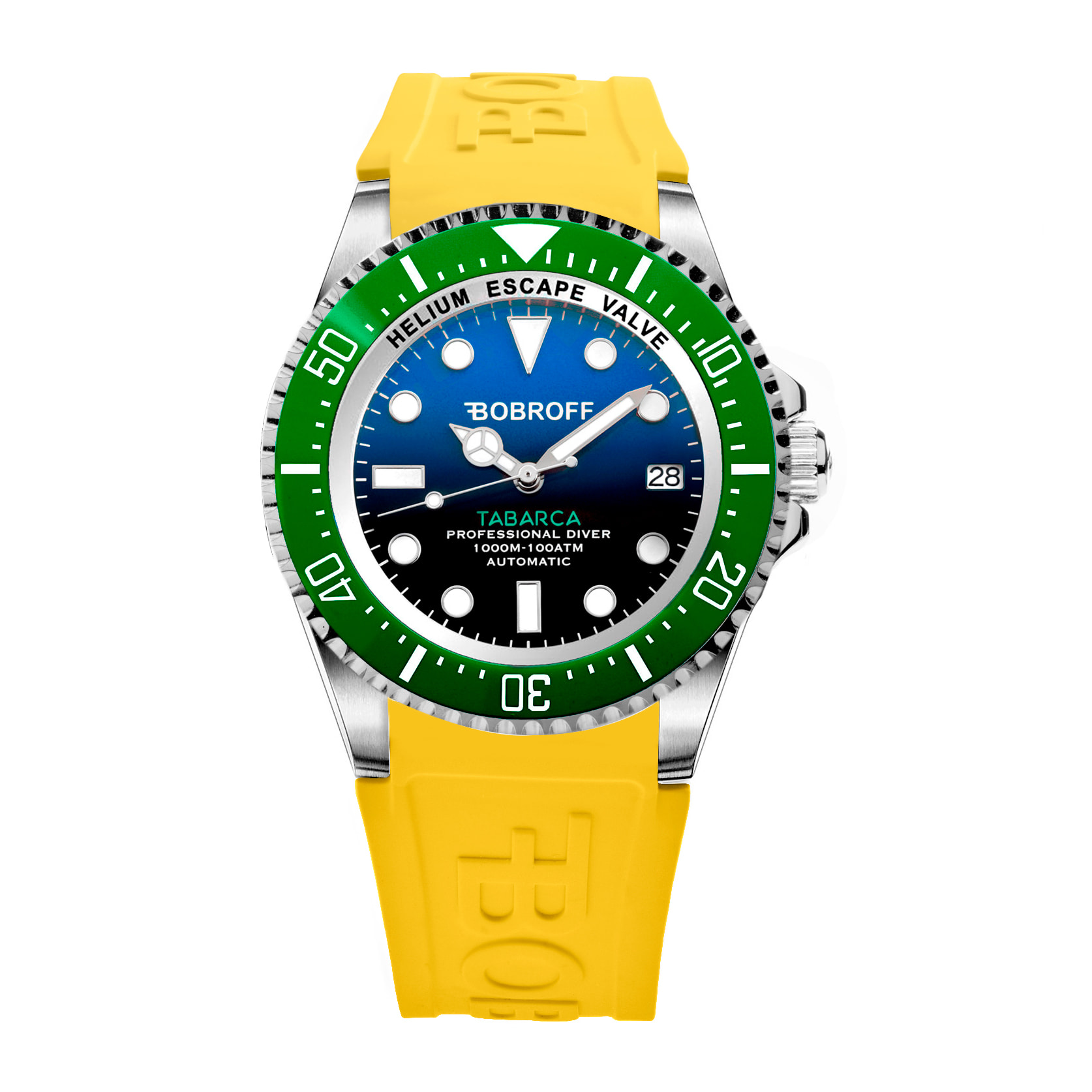 Reloj Bobroff BF0003bv-BFSTA Hombre Analogico Automatico con Correa de Silicona