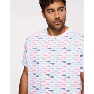 Camiseta Manga Corta Blanco - Ruspelini