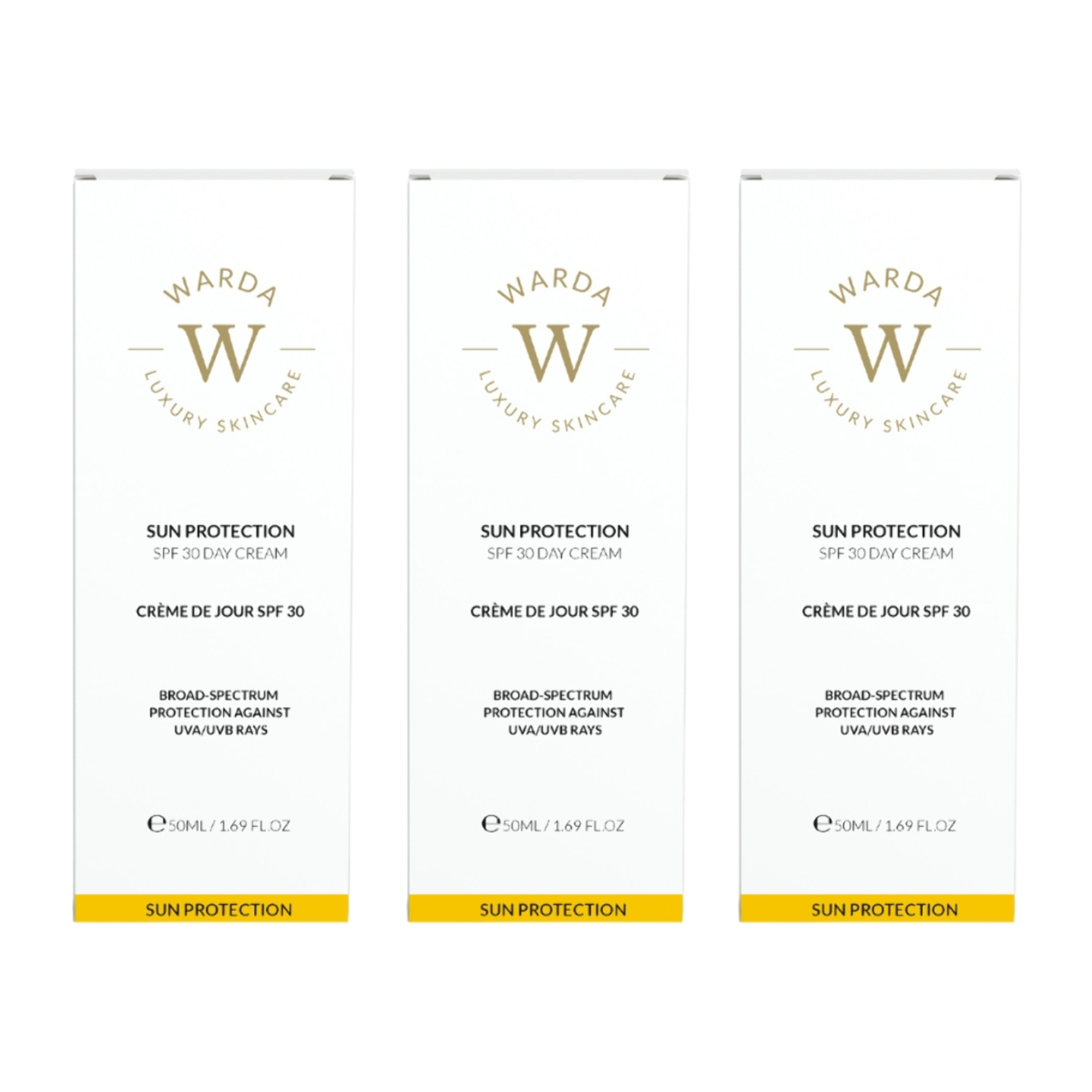 Trío de cremas SPF30